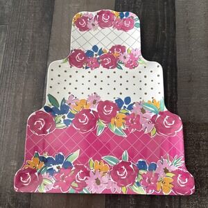 The Pioneer Woman Melamine Cherry Bloom Cake Platter Birthday Flowers Tier Cake